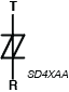 Device Symbol TISP4xxxTx